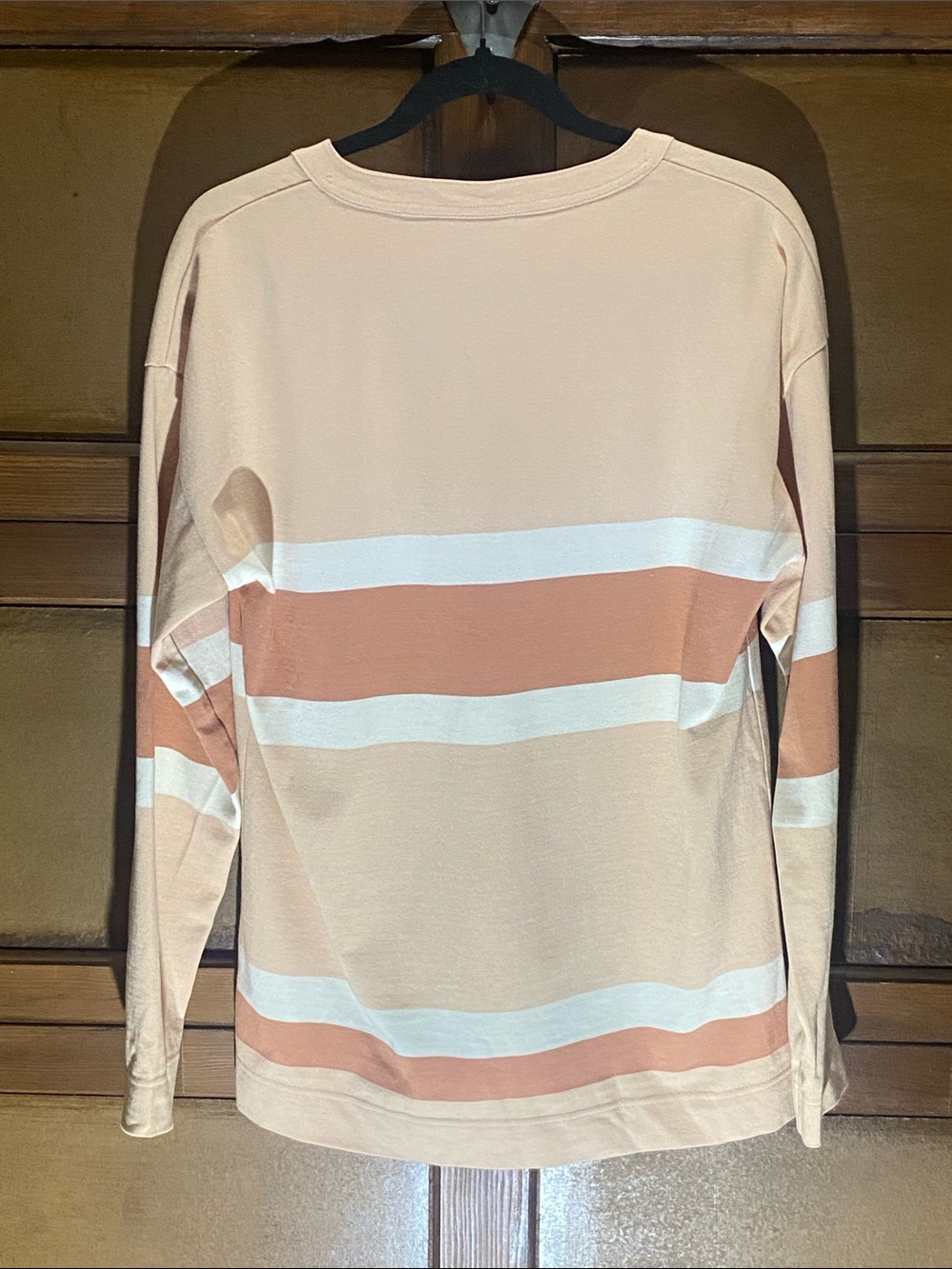 The upside Freja Coral and White Pullover Sweatshirt Sz XS - Picture 5 of 7